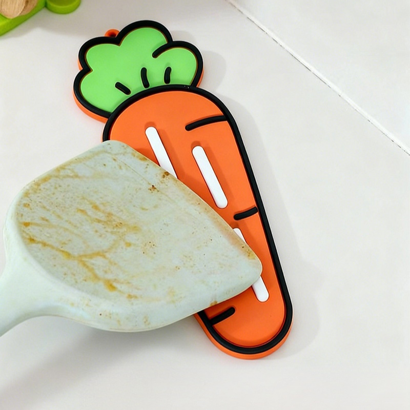 당근 실리콘 냄비 뚜껑 받침대