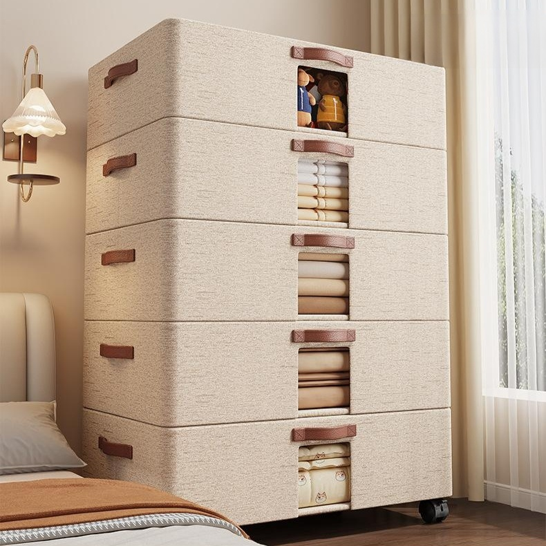 Solución de almacenamiento debajo de la cama