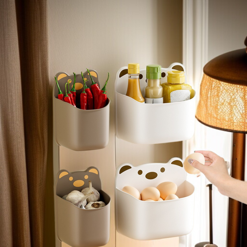 クリエイティブな漫画のティッシュボックス、リビングルーム、バスルーム、壁掛け、防水、パンチフリー、引き出し式ティッシュボックス収納ボックス