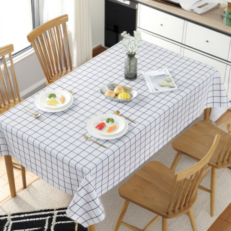 열방지 작은 티테이블 식탁보 