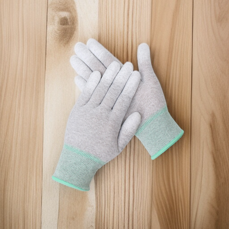 PU 코팅 처리된 손가락 보호 장갑