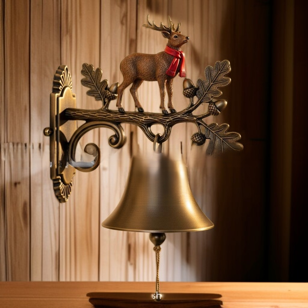 節慶主題歡迎門鈴細節特寫