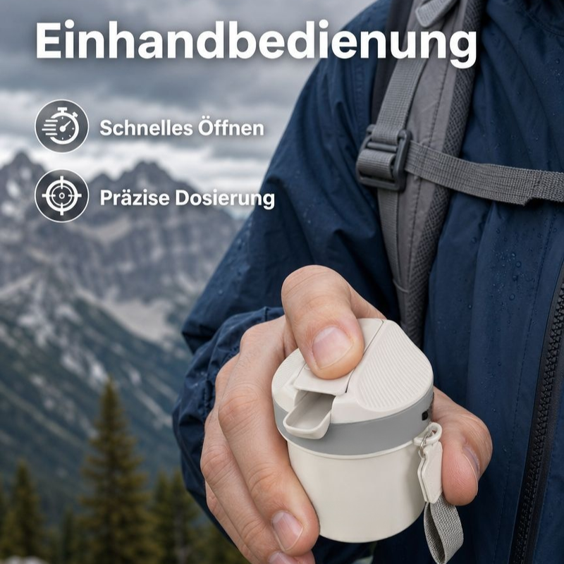 Tragbare feuchtigkeitsgeschützte Reise-Pillendose