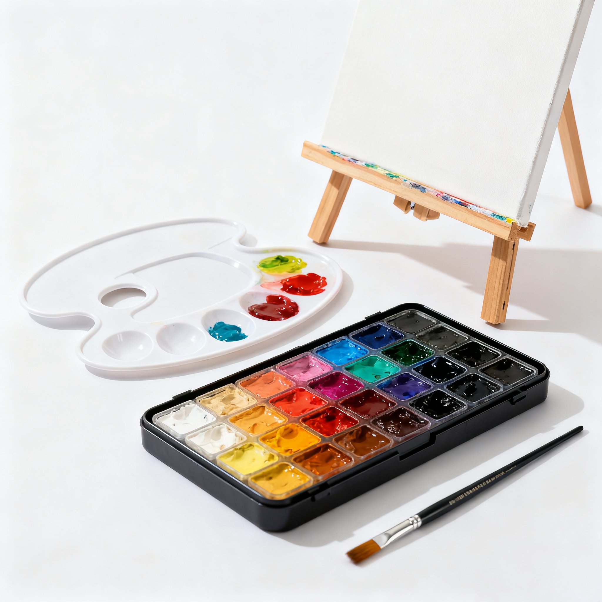 28컬러 고급 수채화 물감