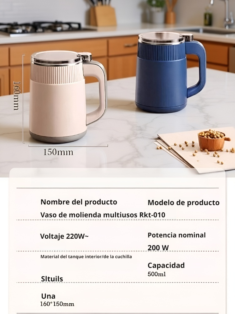 Molinillo multifuncional para uso doméstico