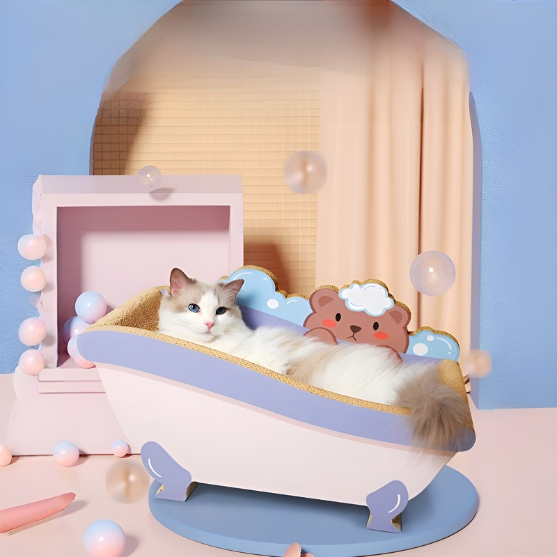  Katzensofa Kratzbadewanne aus Wellpappe