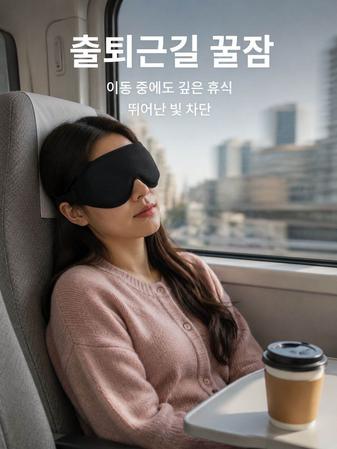 조절 가능한 밴드가 있는 아이 마스크
