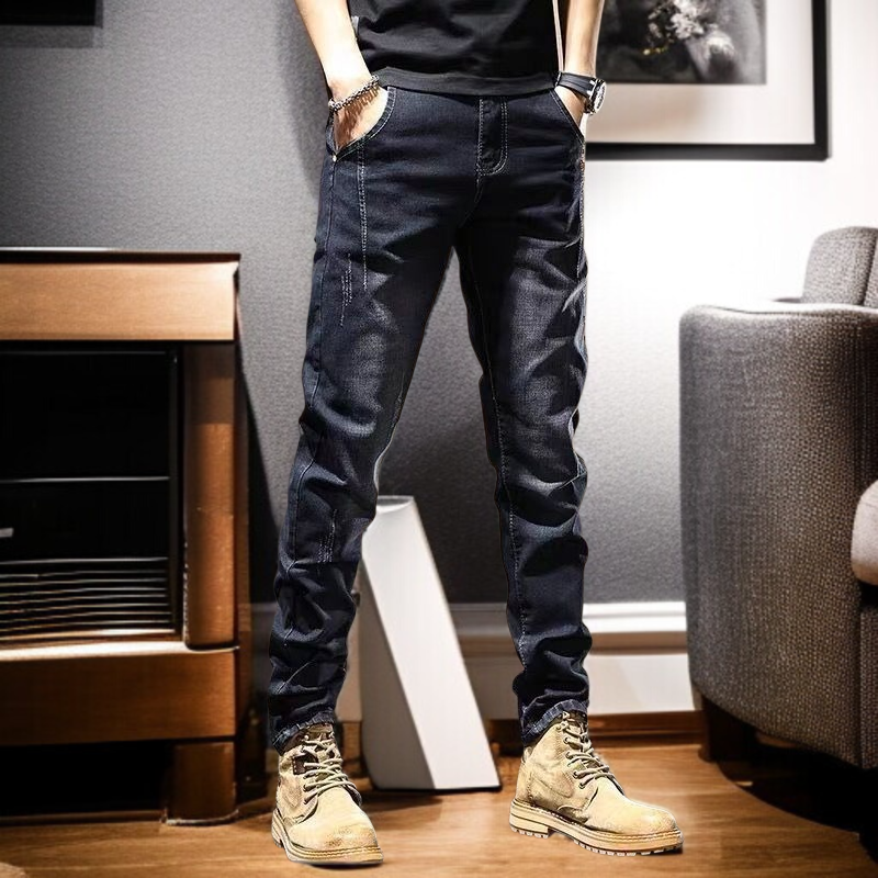 춘추용 남자 캐주얼 청바지 착용샷