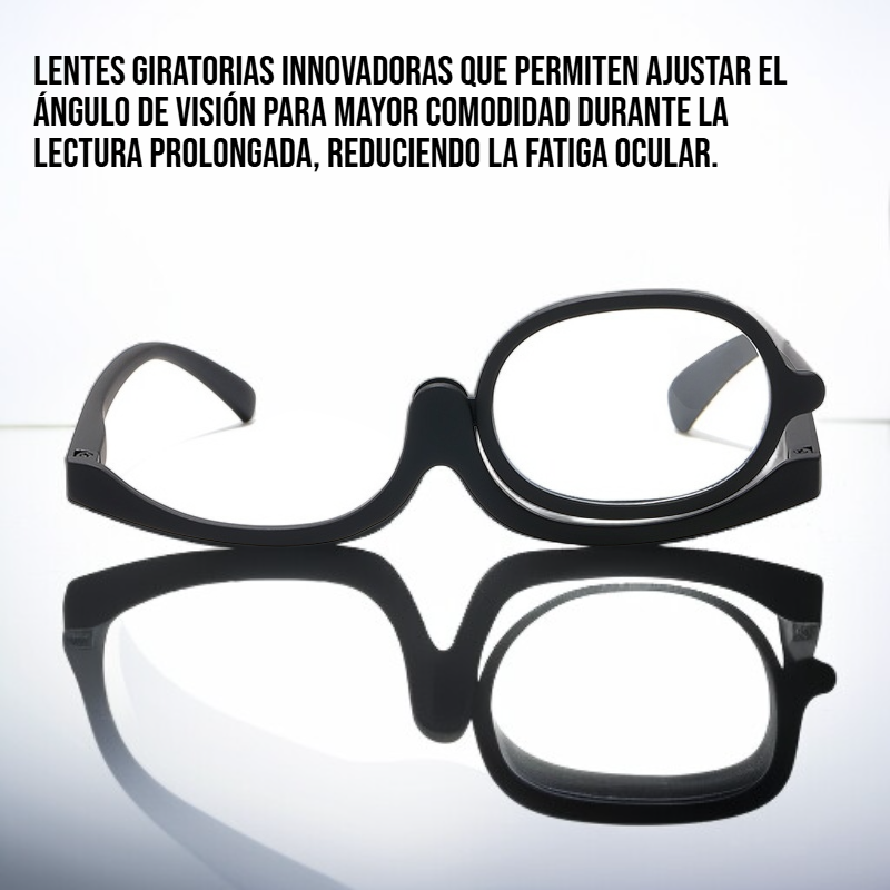 Lentes giratorias para gafas de lectura anti-luz azul para mujer