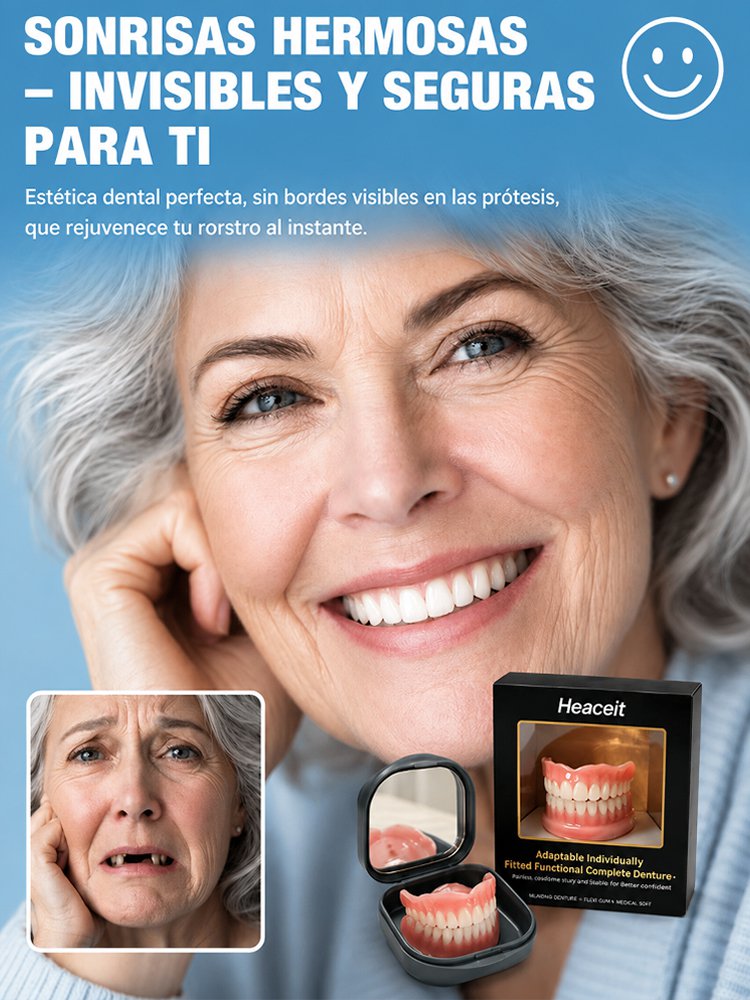 ¡No deje que una sonrisa incómoda siga arruinando sus comidas y conversaciones!