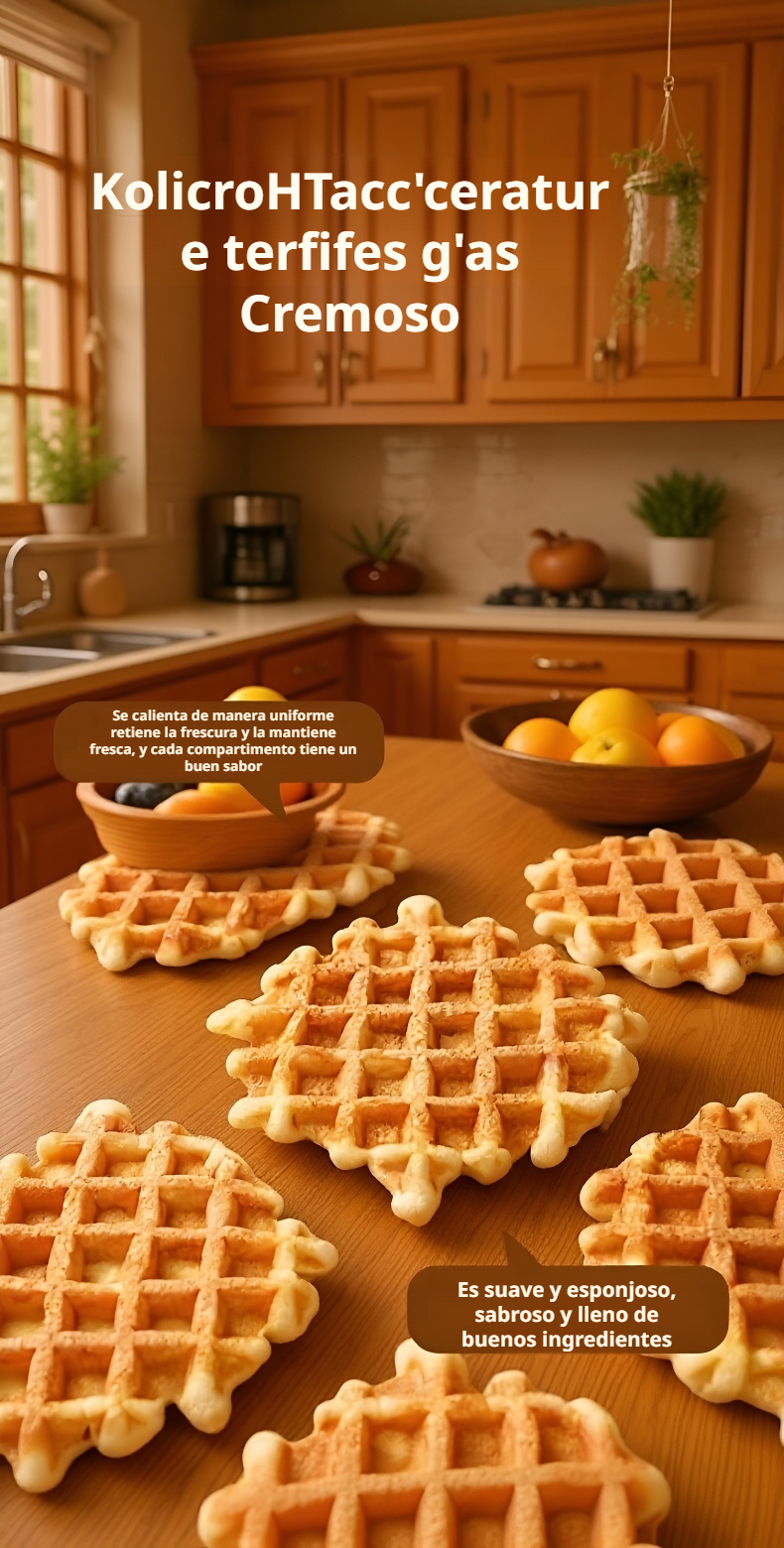 Porción de pastel de gofre mostrando su interior suave