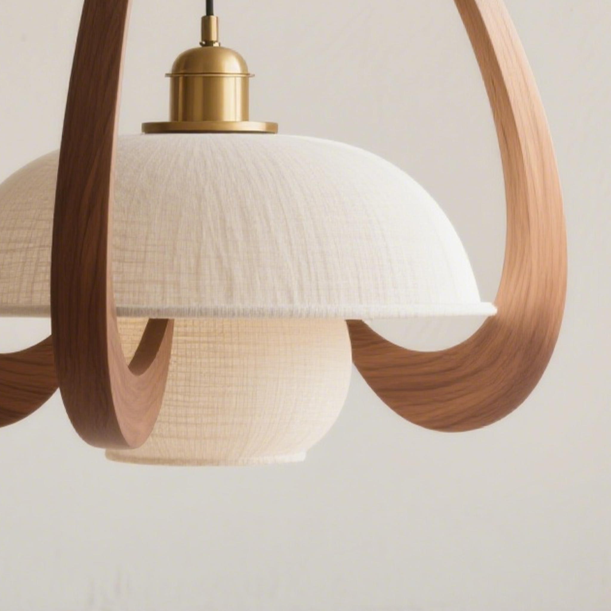 โคมไฟแขวนเพดานไม้