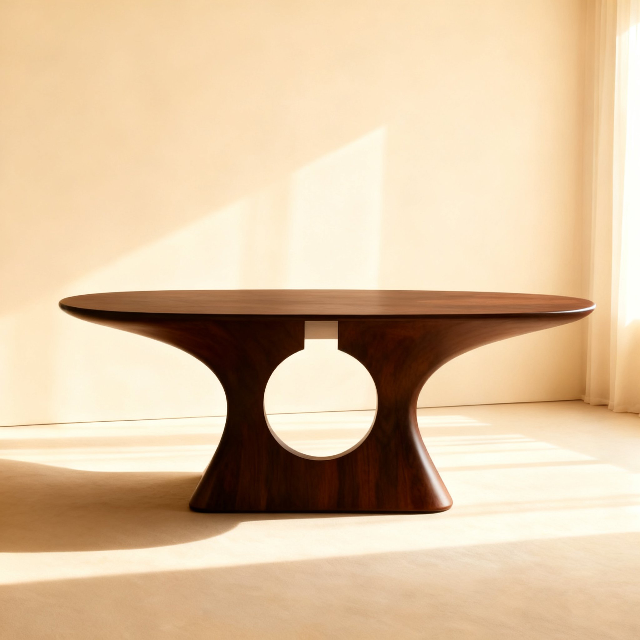 내추럴 인테리어에 어울리는 원목 식탁