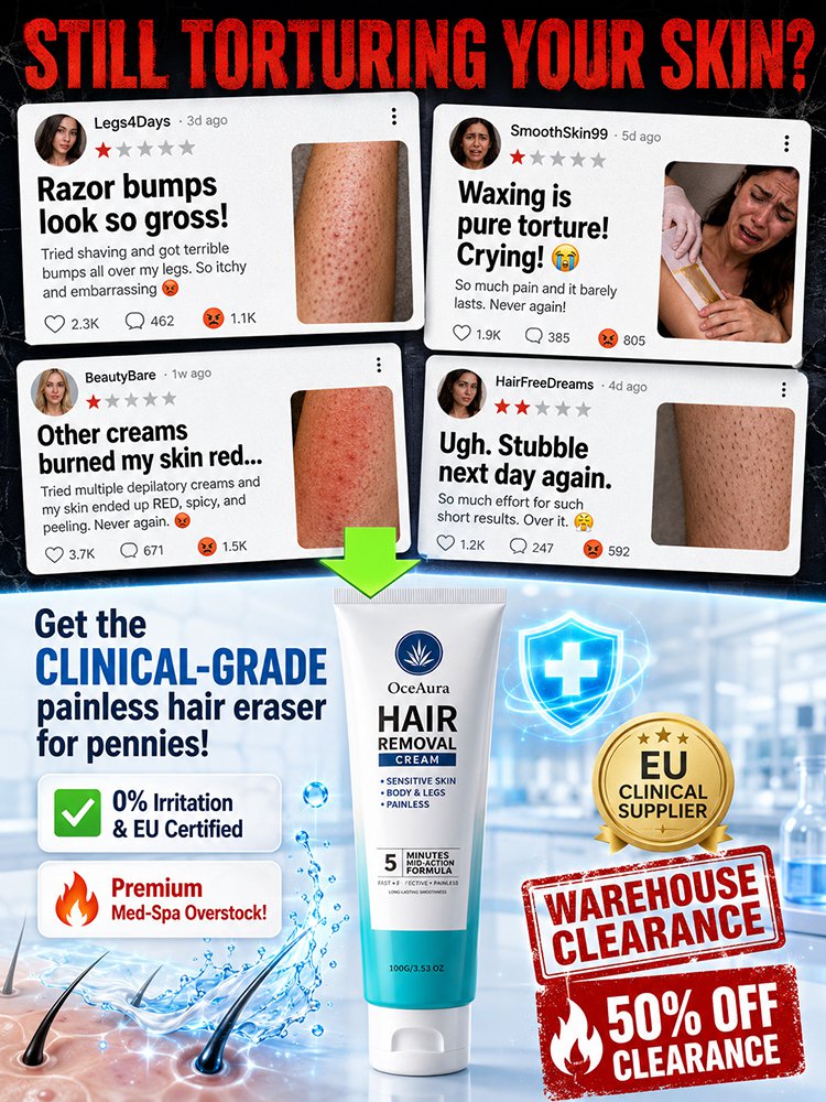 [Dissolving Hair Removal - Instantly Removes Hair] Miracle Moisturizing Hair Removal Cream