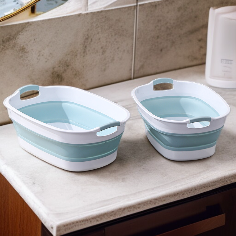 特大ベビーバスタブ 家庭用折りたたみ式バスタブ バスルーム収納 排水 汚れた衣類バスケット