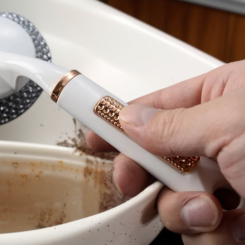 家庭用ワイヤーボールブラシ キッチンクリーニング多機能ノンスティック洗浄ポットロングハンドル鍋ブラシ