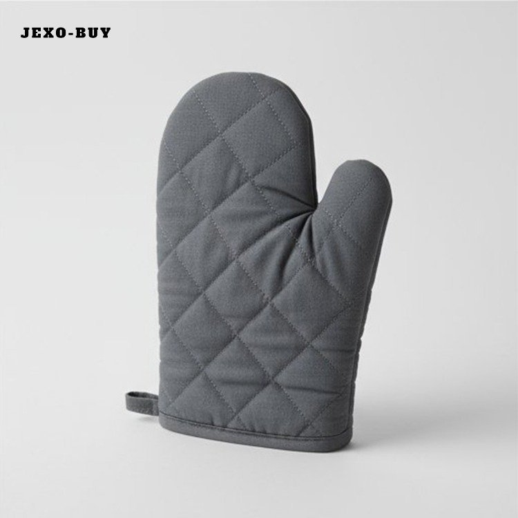 ถุงมือกันน้ำร้อนลวก ถุงมือเตาอบแบบหนาและยาวขึ้น กันลื่น ทนอุณหภูมิสูง (3 คู่)