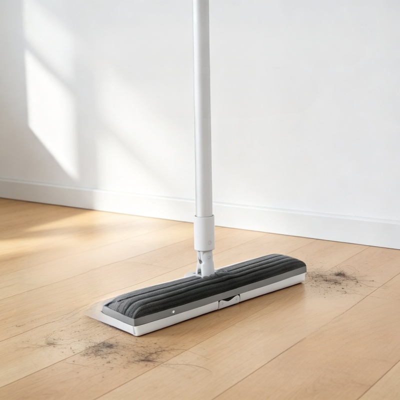 Mopa de esponja para uso doméstico con cabezal de algodón absorbente, no requiere lavado