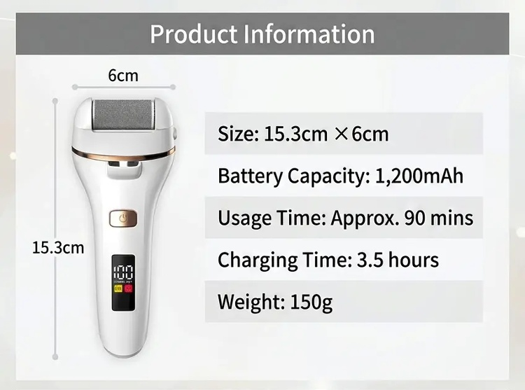 Side profile of digital waterproof grinder