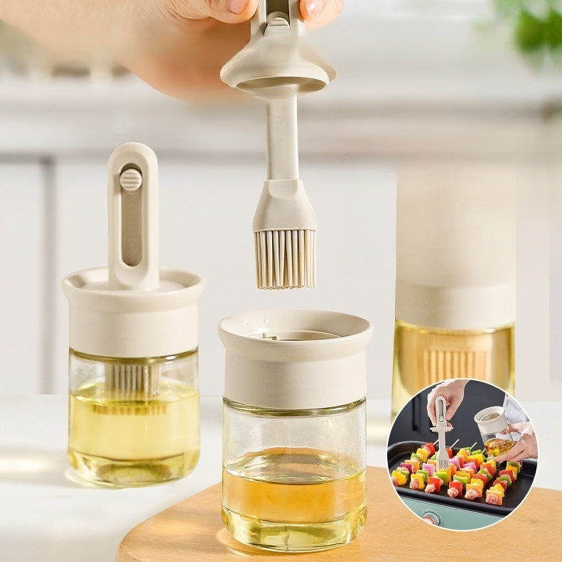 耐熱家庭用オイルポットブラシ付き