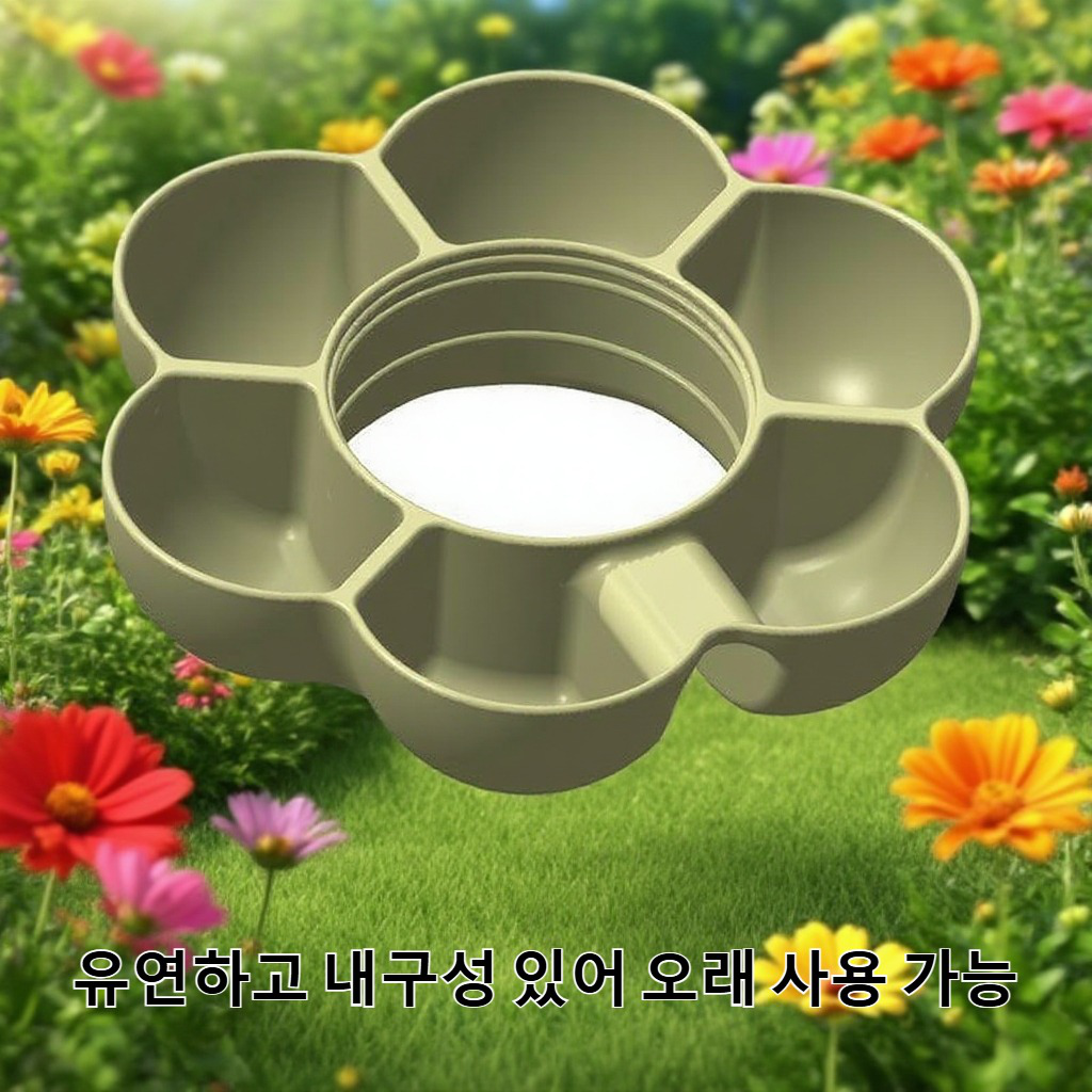 친환경 실리콘 스낵 트레이로 간식 보관