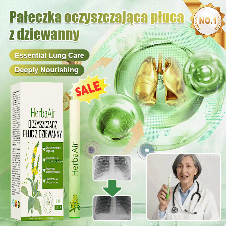 Kwiatowe pręciki do oczyszczania płuc