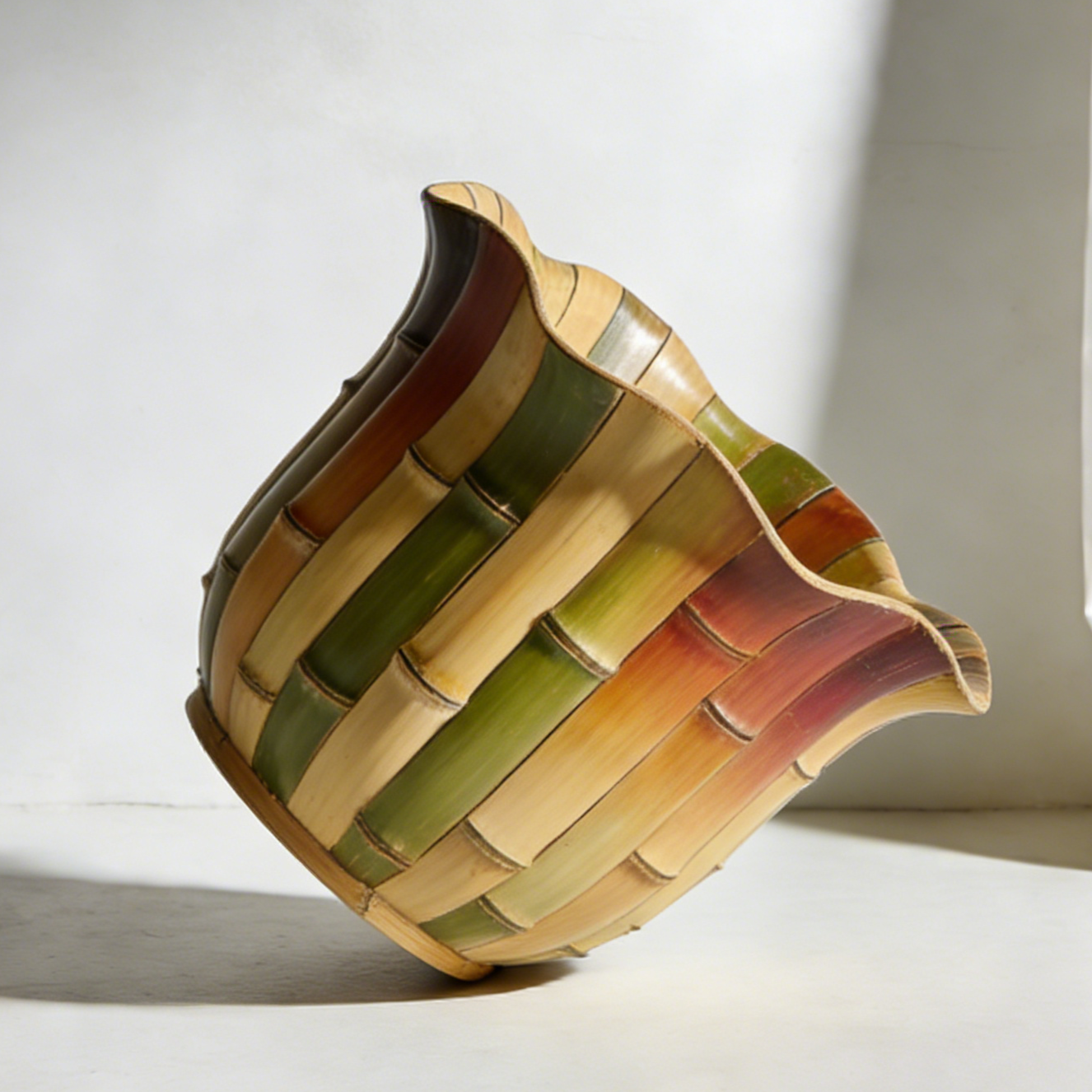 Macetas de bambú natural (paquete de 3)