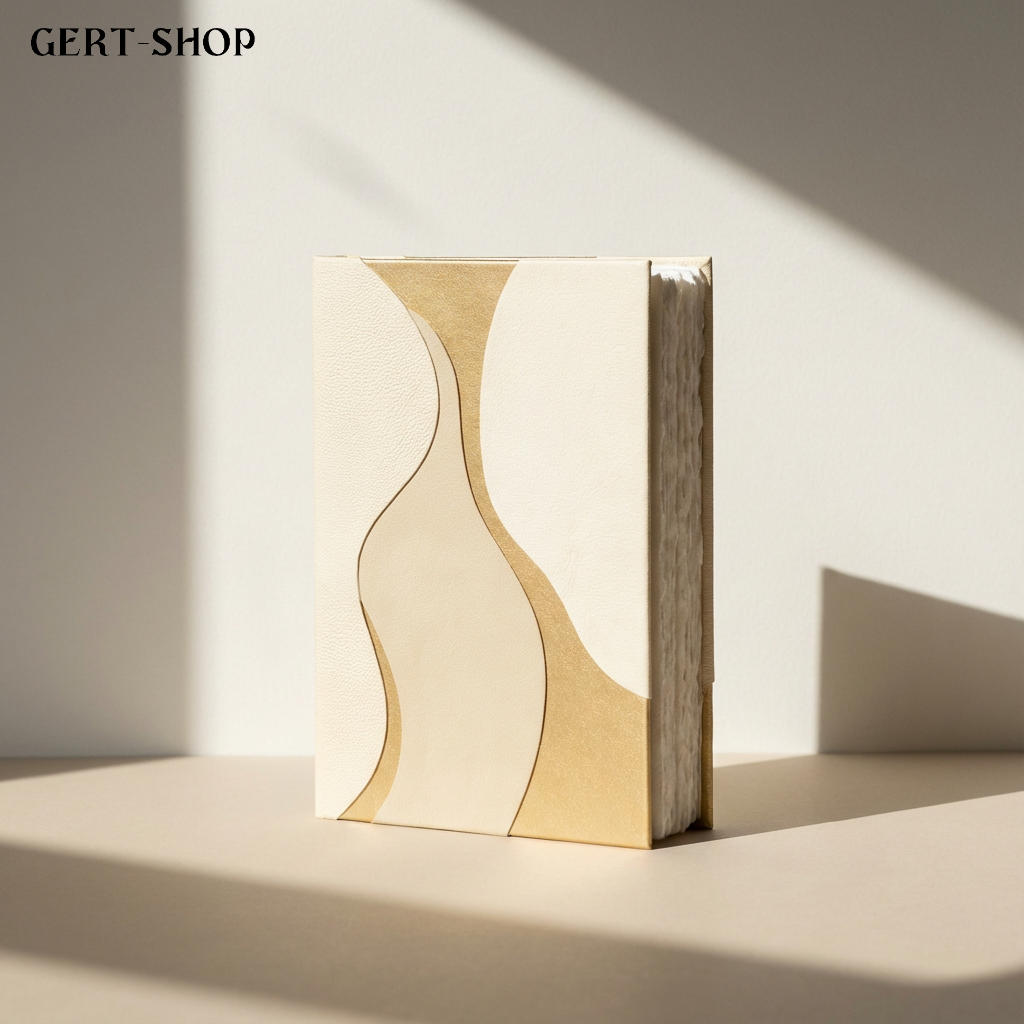 Cahier de réunion ouvert avec pages lignées