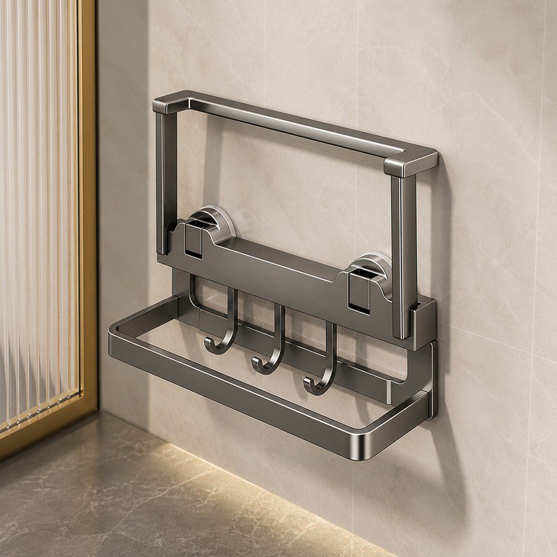 Soporte de pared para lavabos y tazones