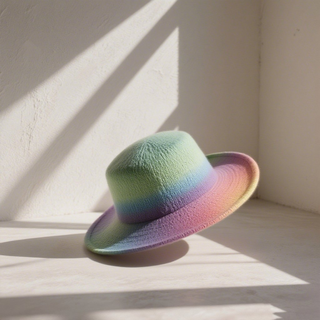 다채로운 그라데이션 모자 (3개입)