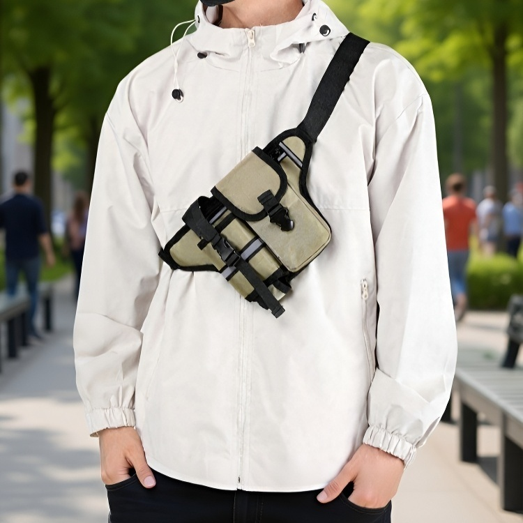 Multifunktionale Bauchtasche für Radfahren und Wandern