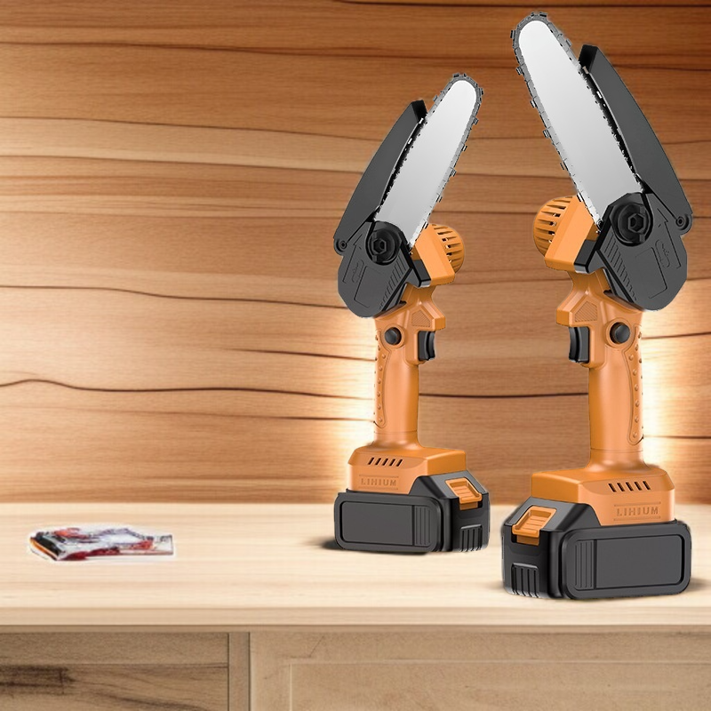 휴대용 충전 미니 목공톱 리튬전기톱 가지치기톱 무선체인톱