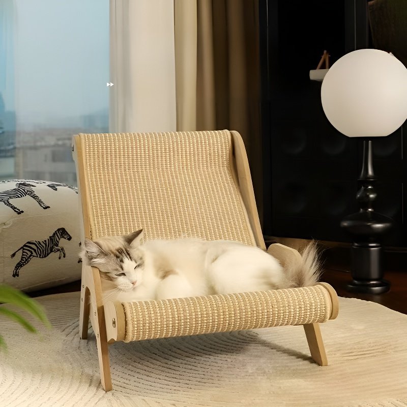 引っかき傷に強い麻ロープ猫ソファチェア