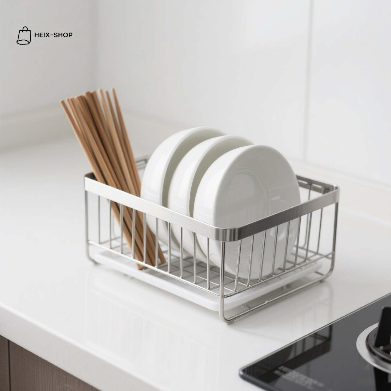 ชั้นวางจานและช้อนส้อม