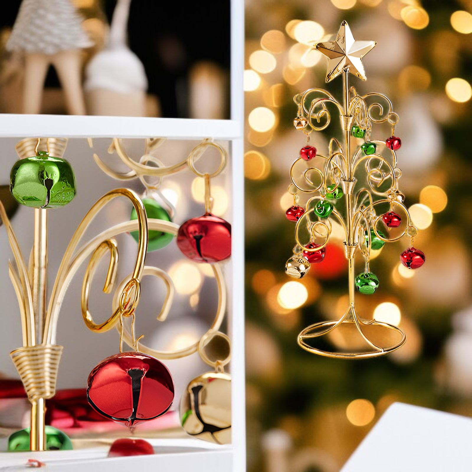 카페 테이블용 미니 크리스마스 트리