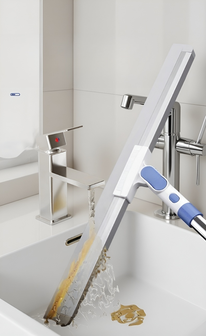 머리카락과 먼지 제거에 탁월한 실리콘 빗자루