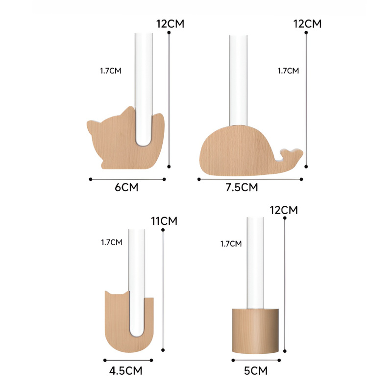 Magnetic test tube vase ornament