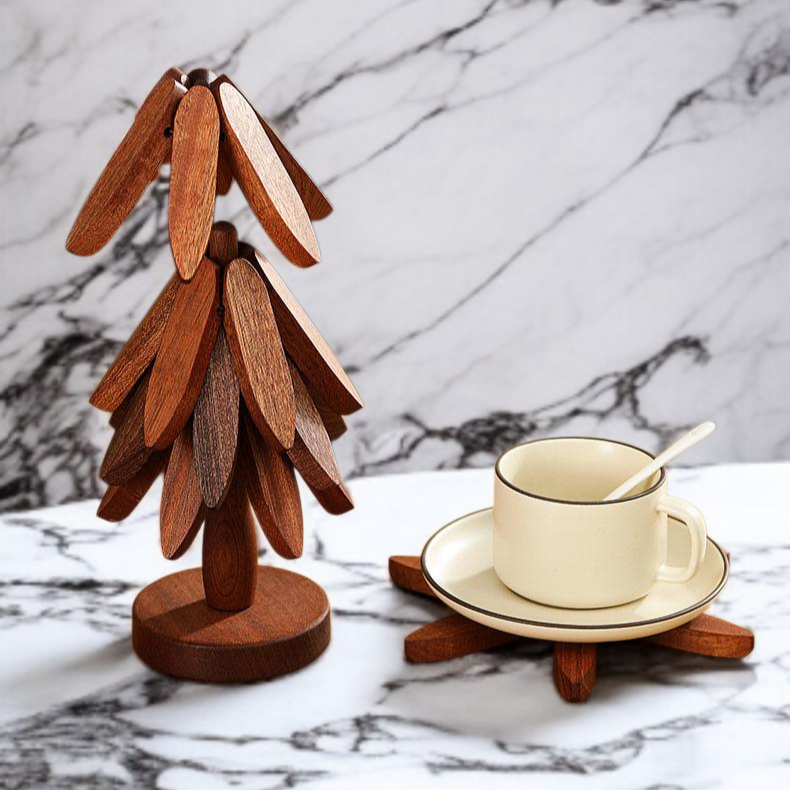 ダイニングテーブル用の耐熱木製パッド