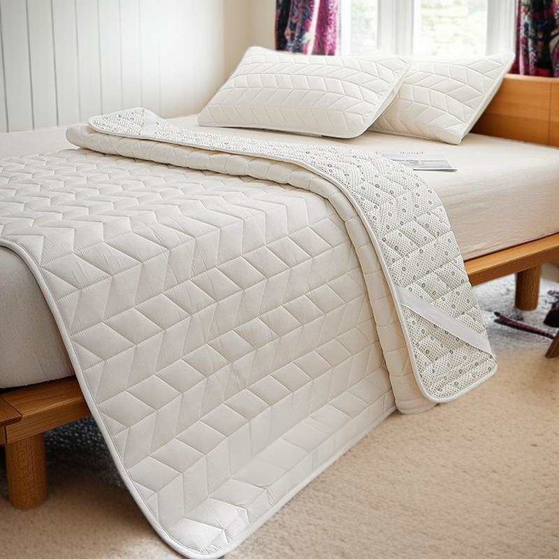면 전체 매트리스 쿠션 가정용 침실 싱글 항균 요 미끄럼 방지 매트리스 순면 얇은 매트 접이식