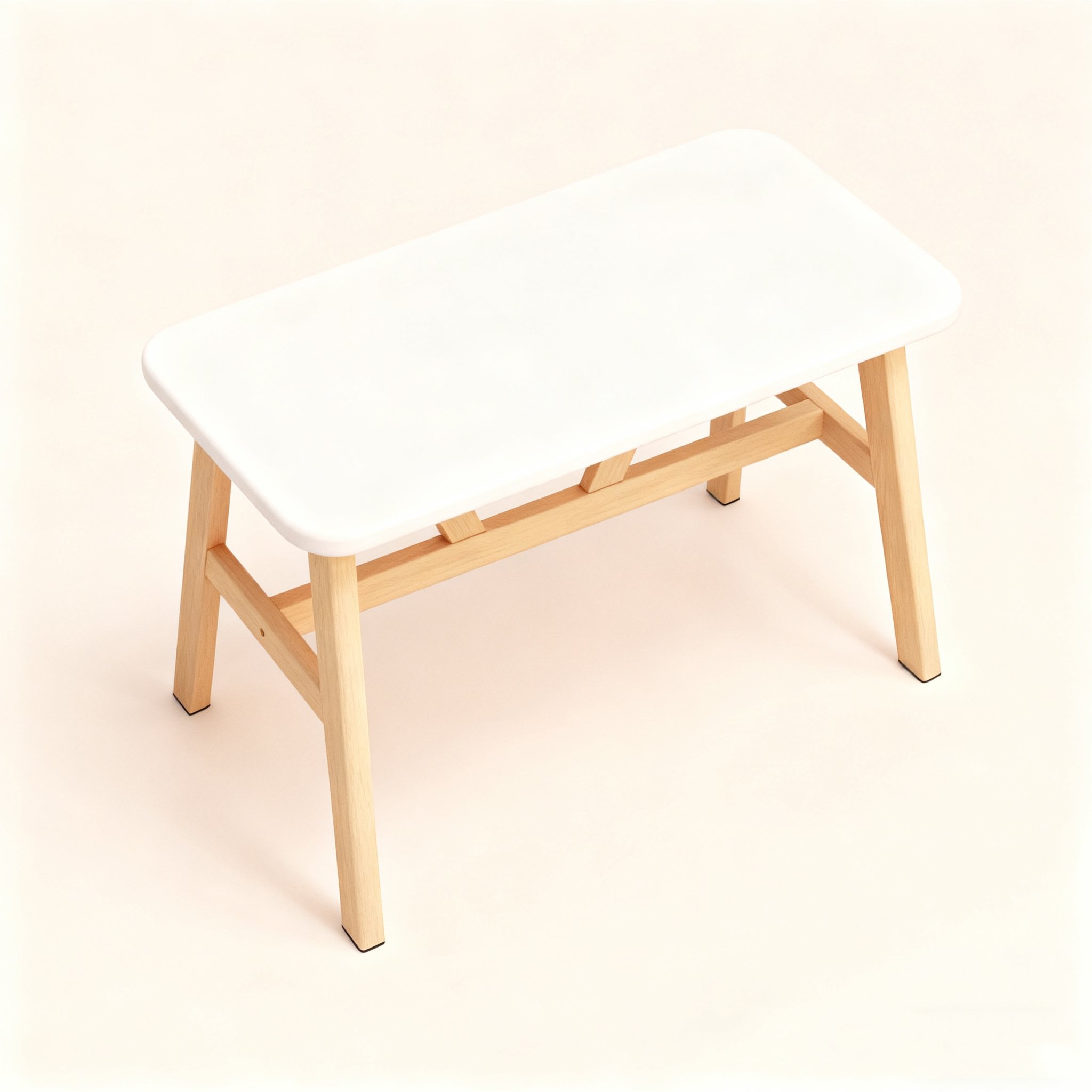 โต๊ะอาหารสีครีมทันสมัย