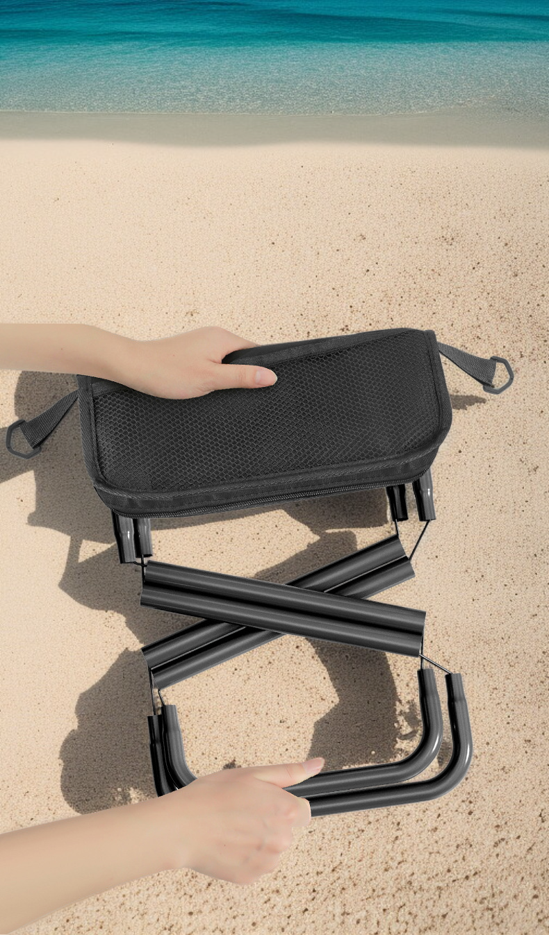 등산 중 휴대하기 쉬운 백팩 체어