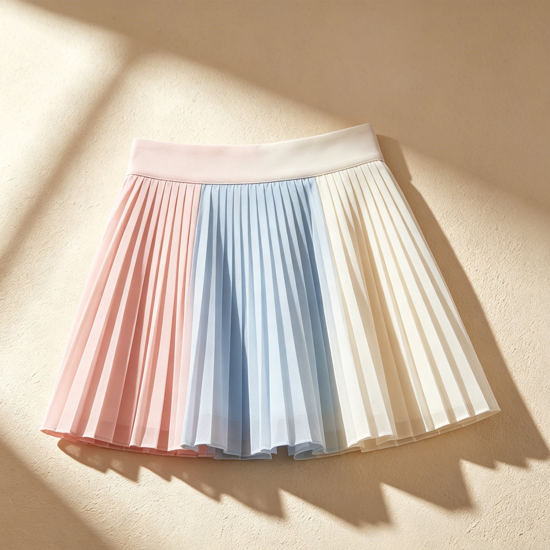 짧은 주름치마