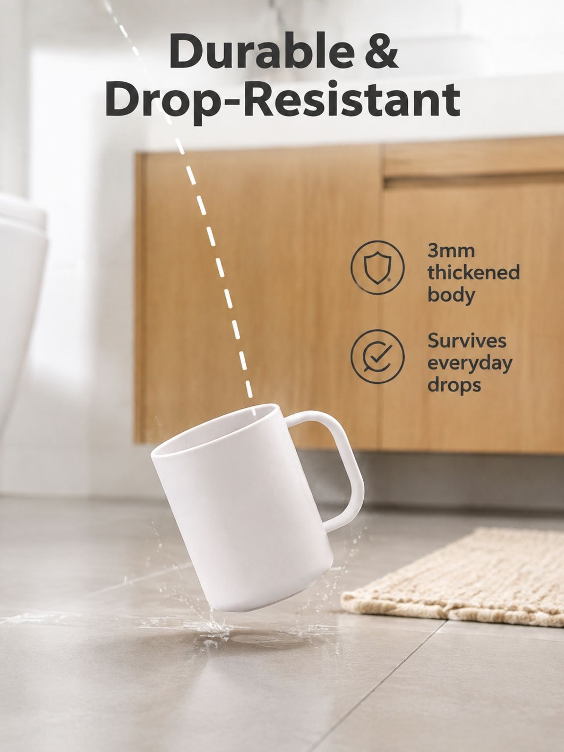 Cute cartoon tumbler styled for enjoying drinks at home