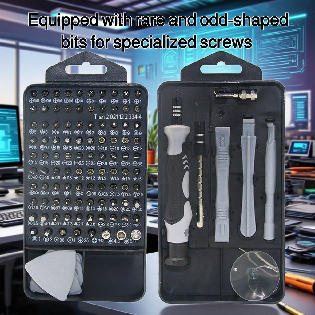 Precision screwdriver bits for electronics and gadgets