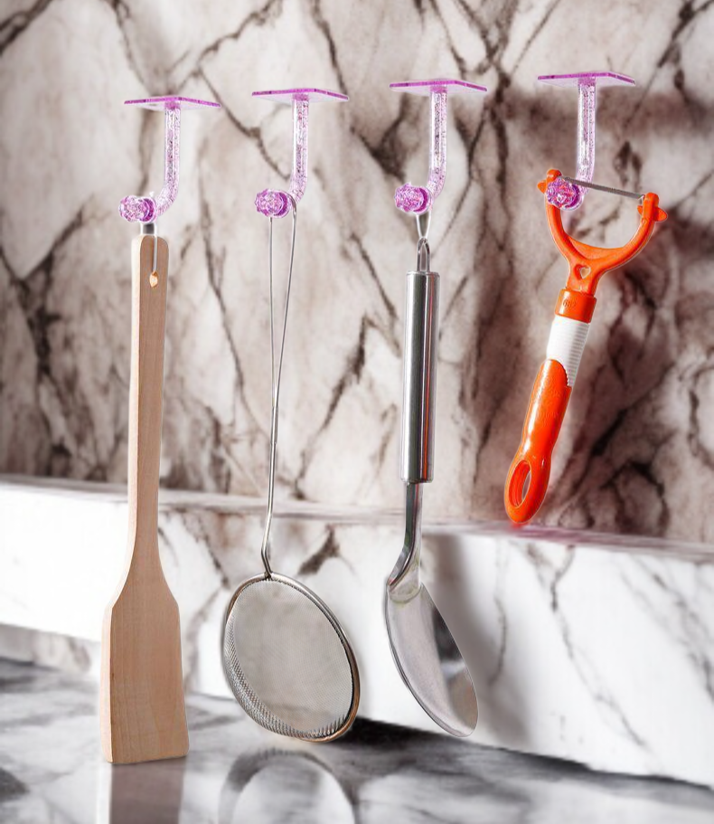 튼튼한 재질의 헤어밴드 걸이 근접 사진