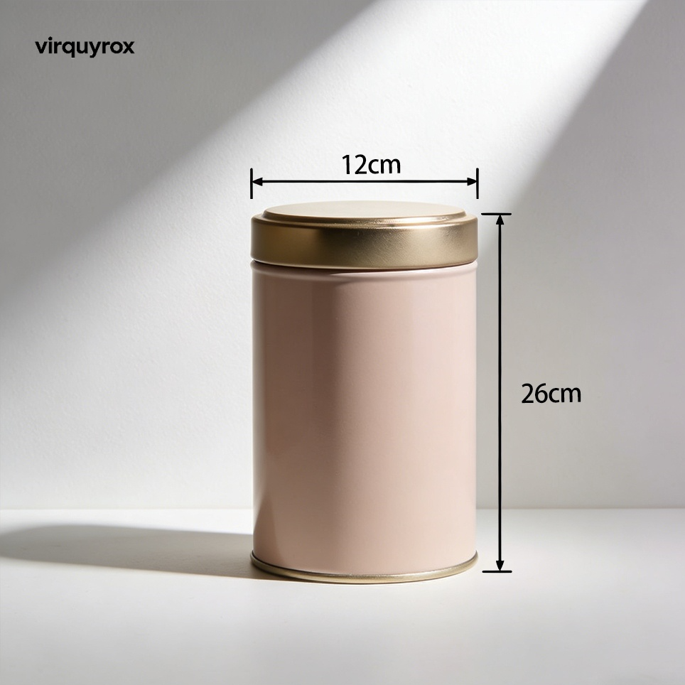 Refreshing herbal tea poured from a can into a glass