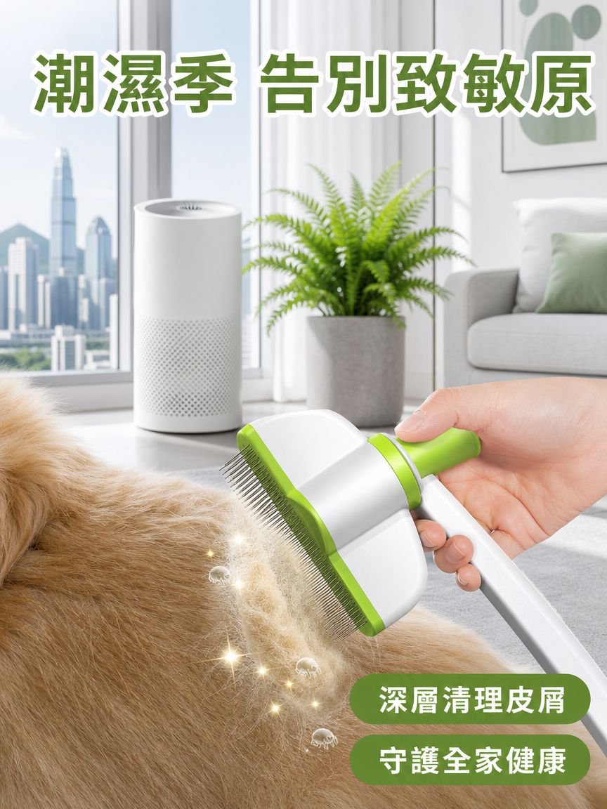開結寵物去浮毛梳子