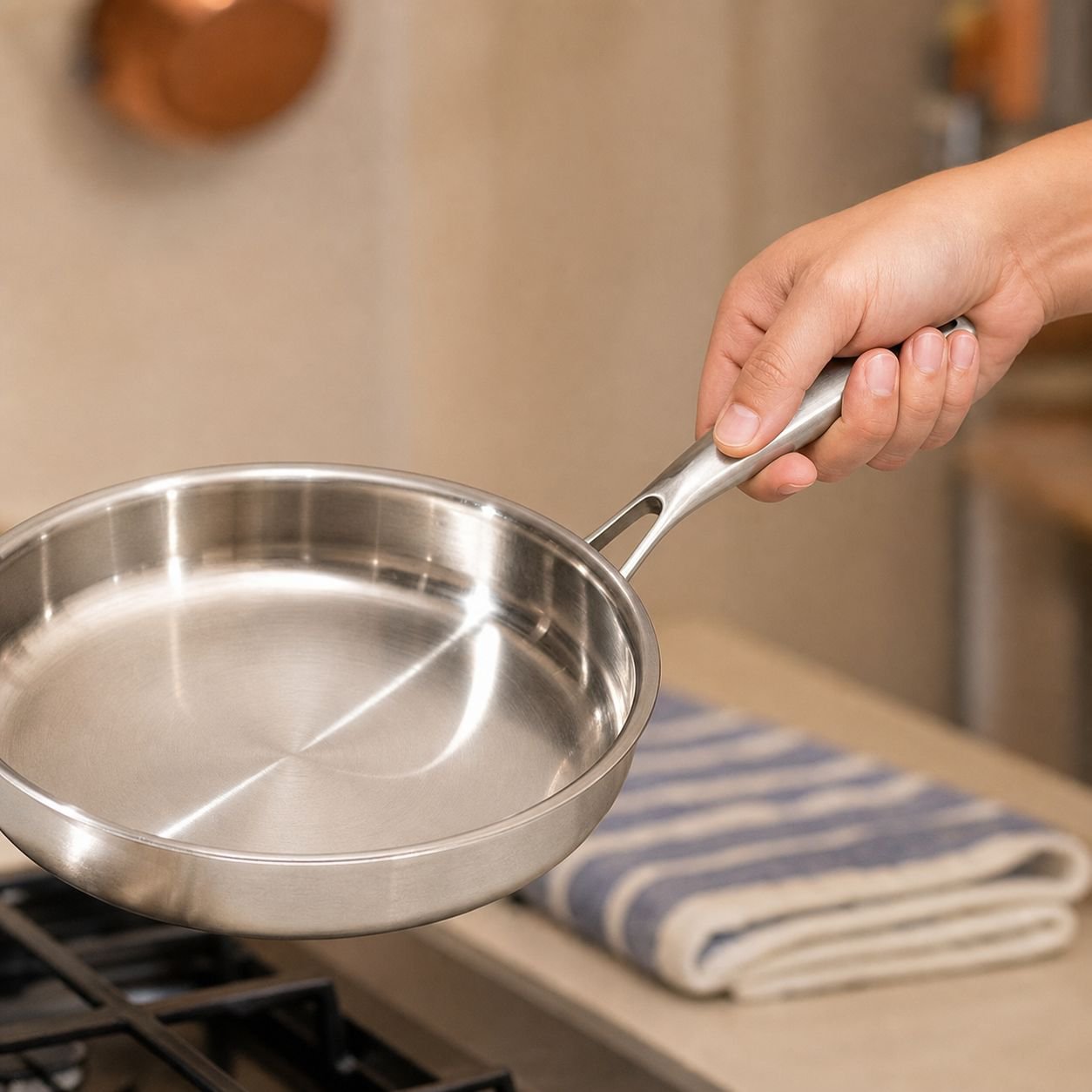 Three-Layer Thickened Steel Induction Cooker Pan