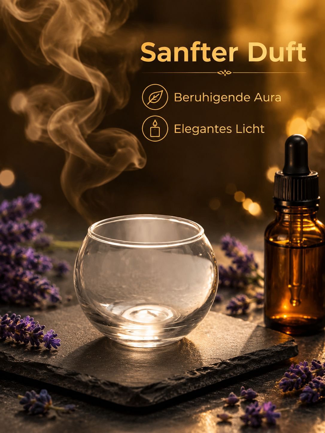 FBA Kerzenset mit drei Kugelbechern (2 Stück/Set)