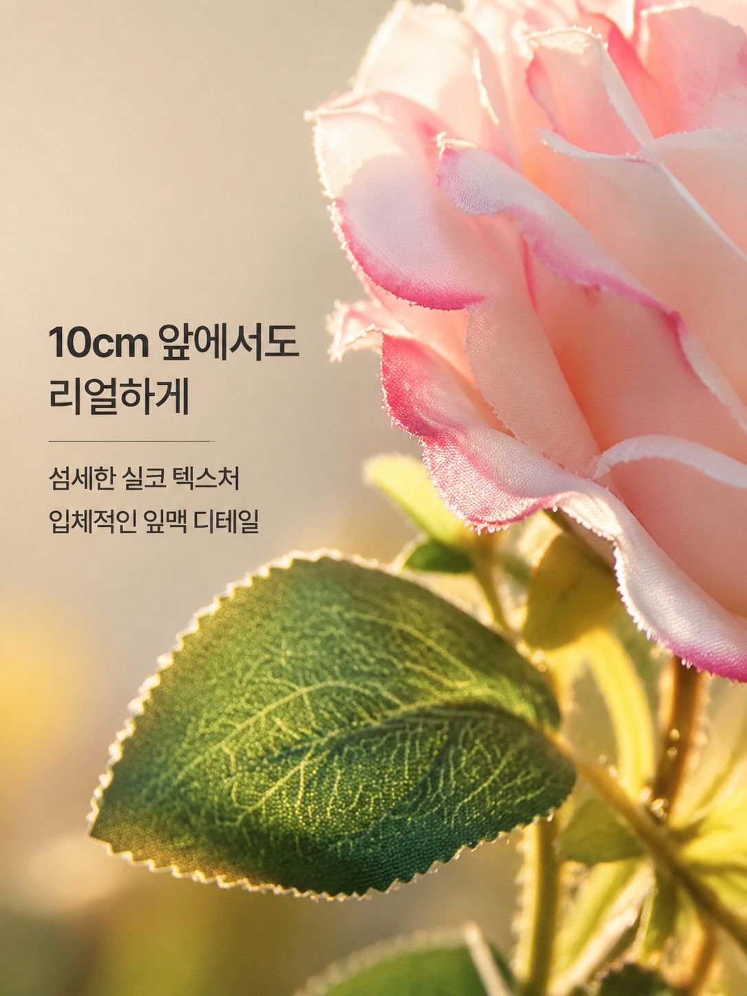 인조 장미꽃 장식